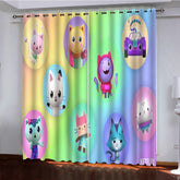Gabbys Dollhouse Blackout Curtains Drapes for Window Treatment Set